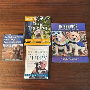 Four Book Collection for Puppy Training.
